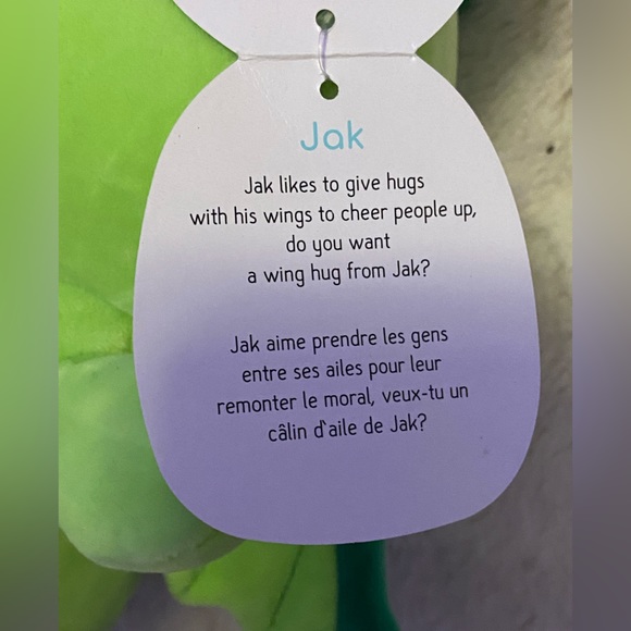 HugMe squishmallow, jak - Picture 2 of 5